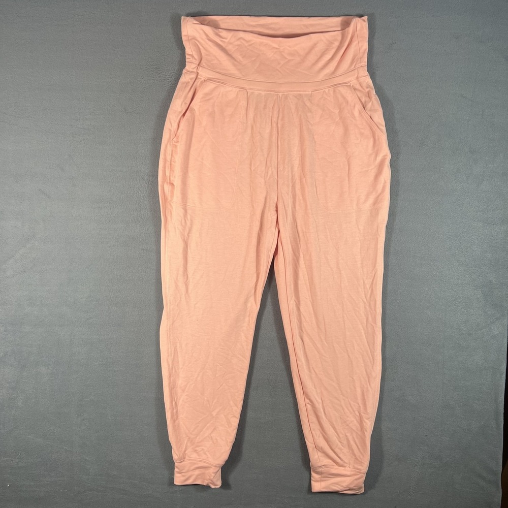 Old Navy Active Women's Pink Jogger Pants Size M Pull On Lounge Activewear